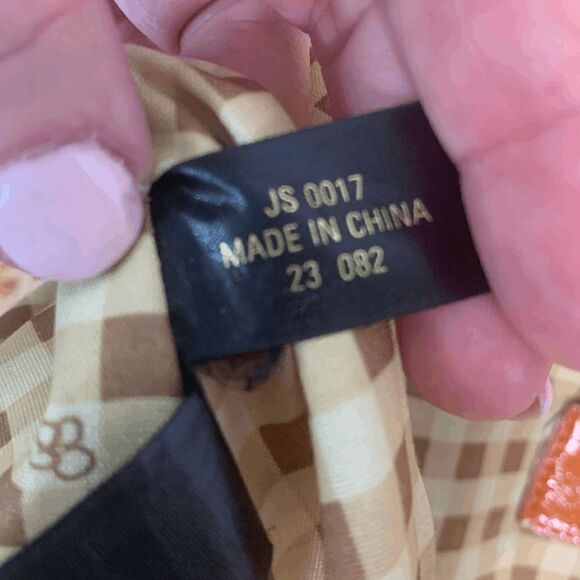 Jessica Simpson Women's Crocodile Pattern Purse Shoulder Hobo Bag Orange Large - Picture 3 of 15